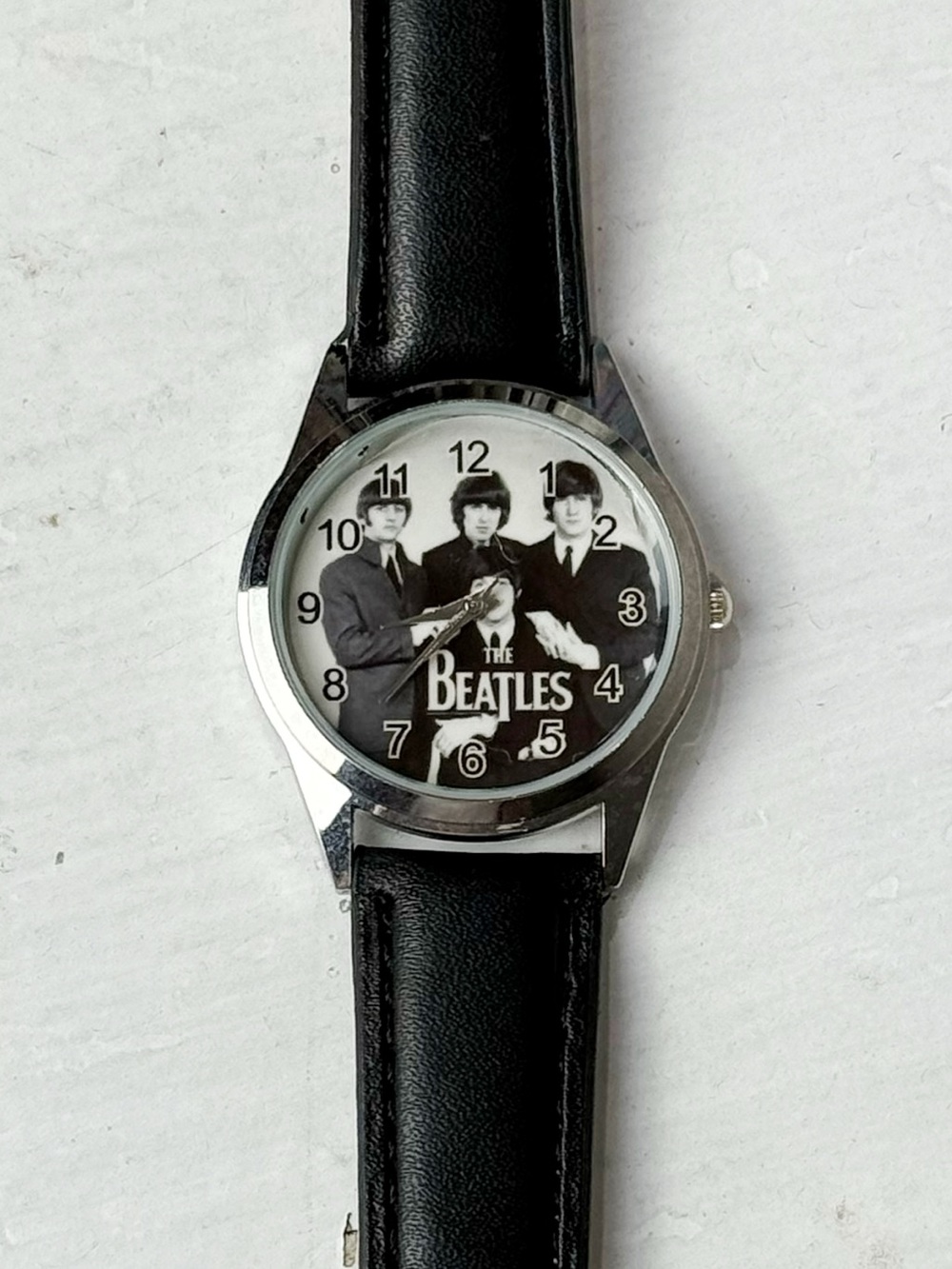 The Beatles Collectible Watch Black Silver Adjustable Unisex Never Worn